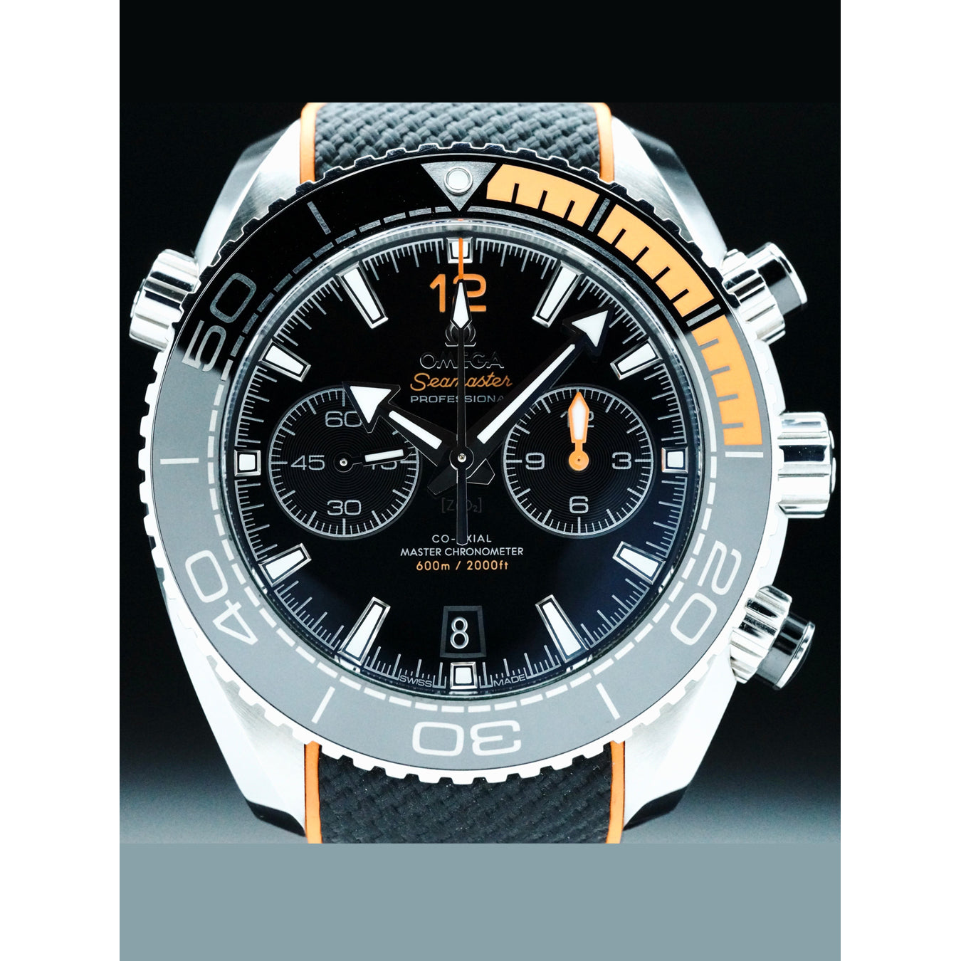 Omega 215.32.46.51.01.001 Seamaster Planet Ocean 600M Co-Axial Master Chronometer Chronograph