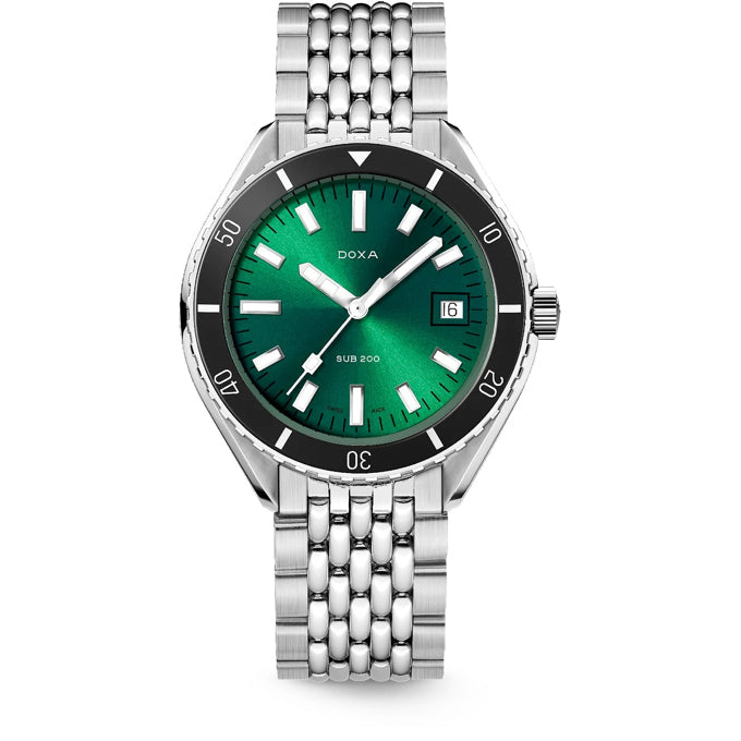 DOXA Sub 200 Sea Emerald 799.10.131.10 on Bracelet