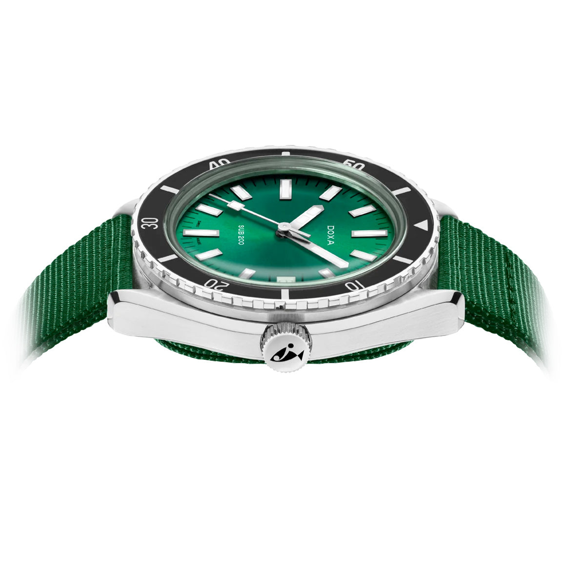 DOXA Sub 200 Sea Emerald 799.10.131.26-N on NATO Strap