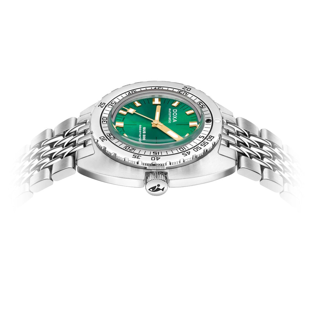 DOXA Sub 300 Sea Emerald 821.10.131.10 on Bracelet