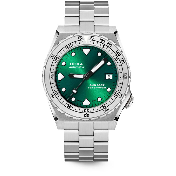 DOXA Sub 600T Sea Emerald 862.10.131.10 on Bracelet
