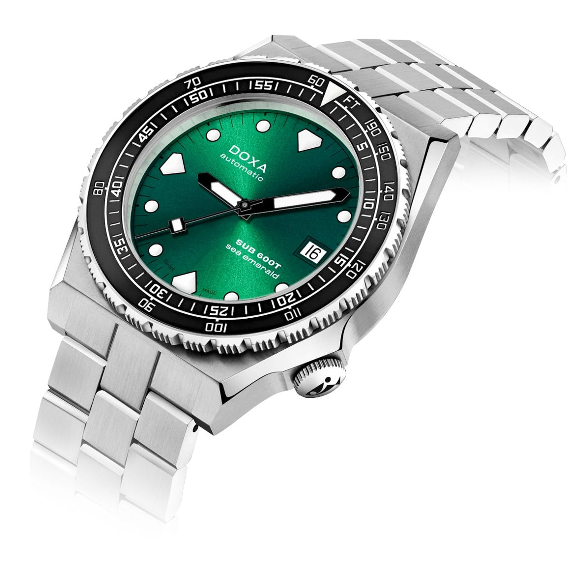 DOXA Sub 600T Sea Emerald 861.10.131.10 on Bracelet