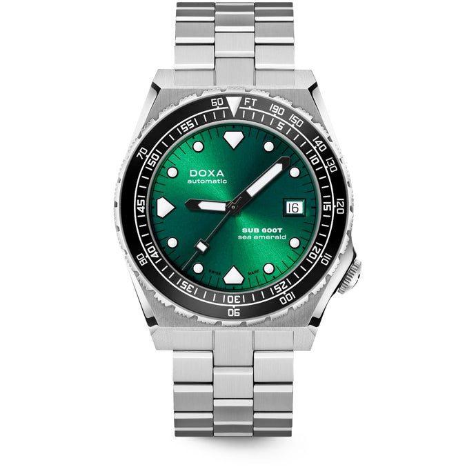 DOXA Sub 600T Sea Emerald 861.10.131.10 on Bracelet
