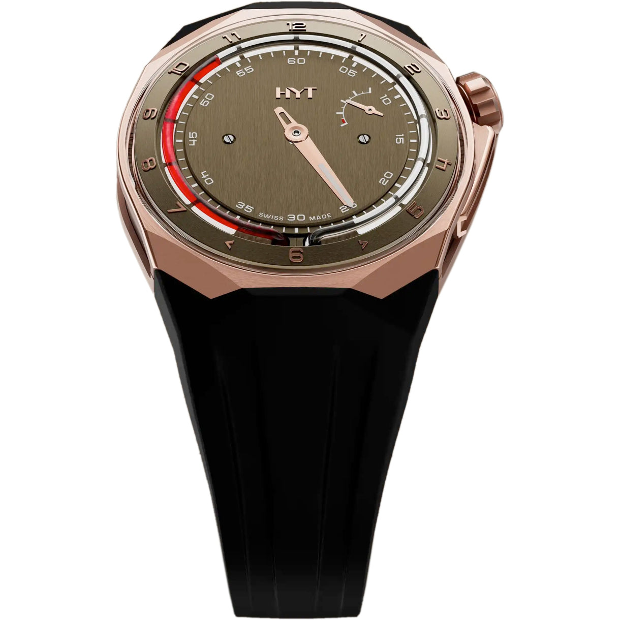 HYT H03345-A T1 5N Gold & Titanium Chocolate Millésime Edition