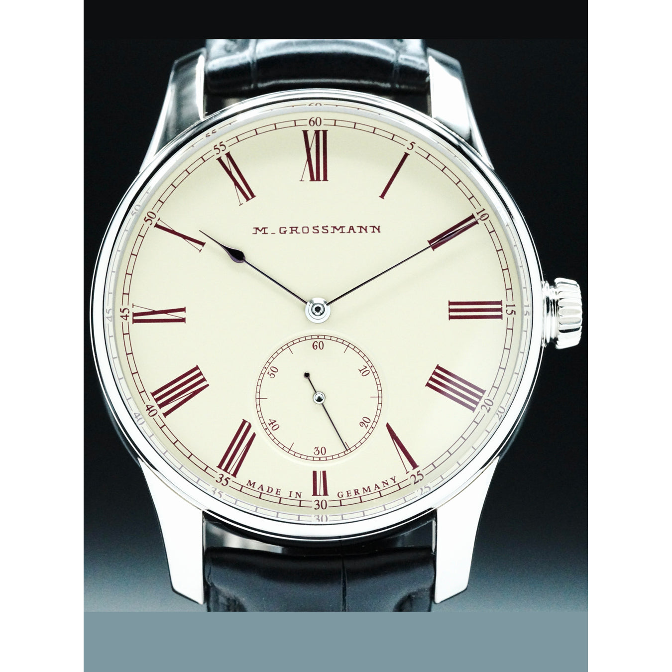 Moritz Grossmann MG-003404 Hamatic Vintage White Gold Cream