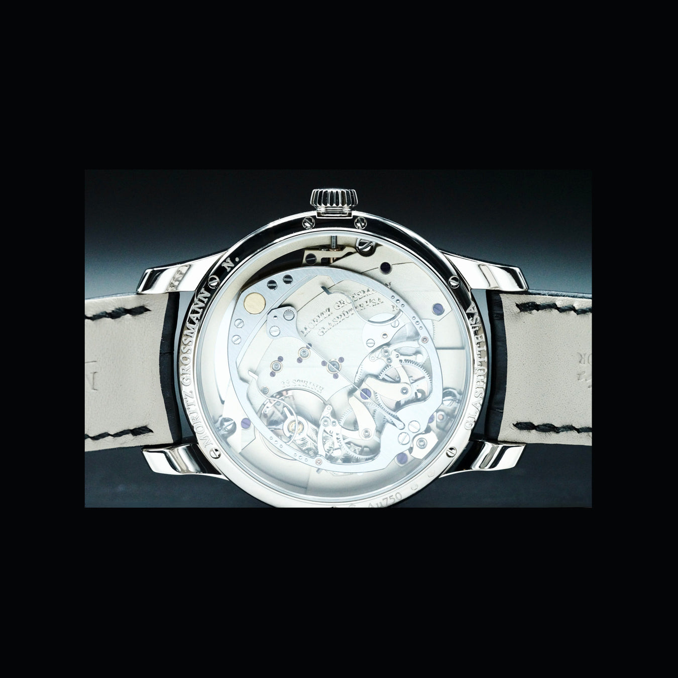 Moritz Grossmann MG-003404 Hamatic Vintage White Gold Cream