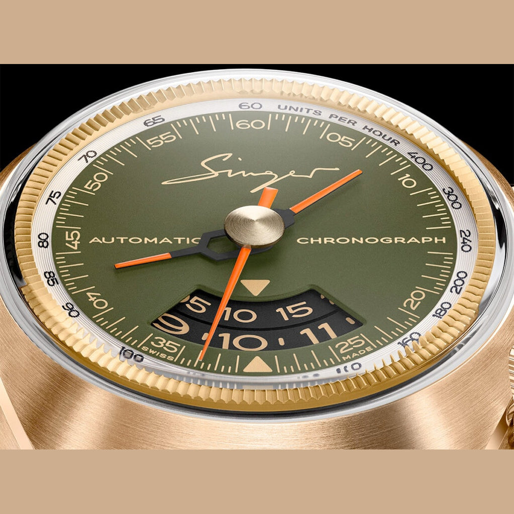 Singer Reimagined 1969 Bronze Chronograph SR203