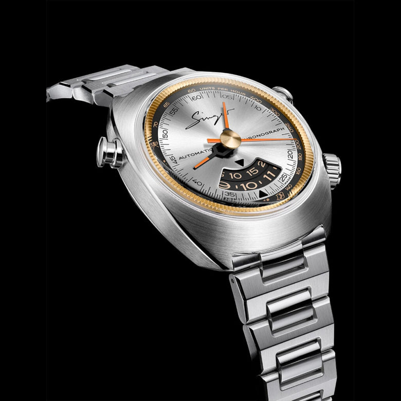 Singer Reimagined 1969 Sunray Grey Chronograph SR201-S