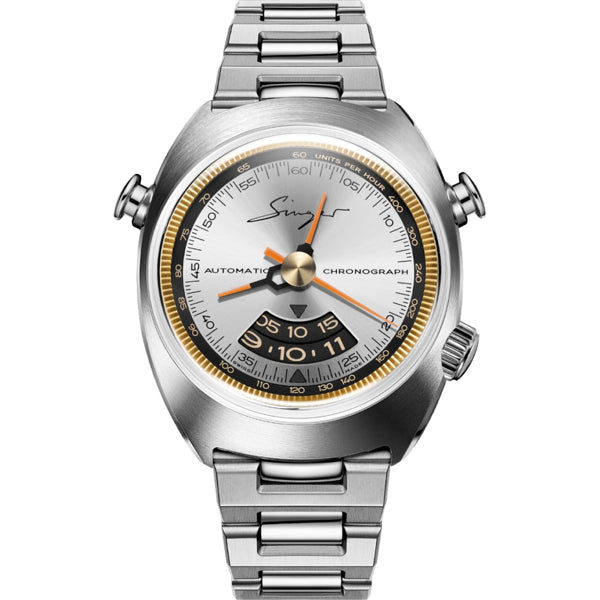 Singer Reimagined 1969 Sunray Grey Chronograph SR201-S