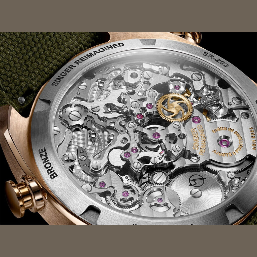 Singer Reimagined 1969 Bronze Chronograph SR203