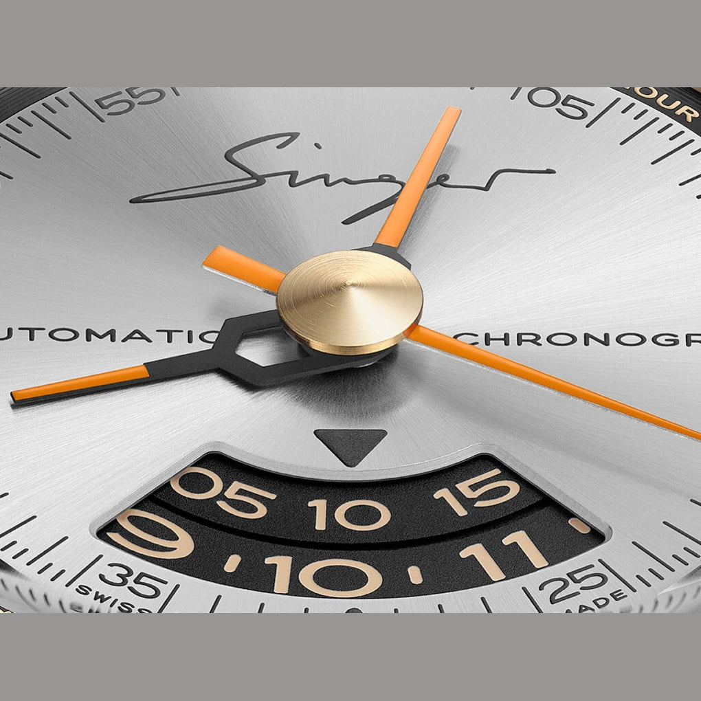 Singer Reimagined 1969 Sunray Grey Chronograph SR201-S