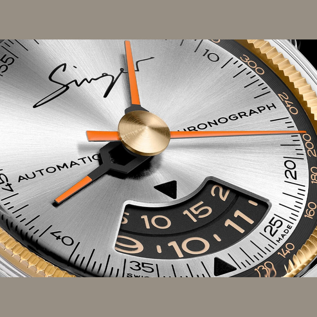 Singer Reimagined 1969 Sunray Grey Chronograph SR201-S