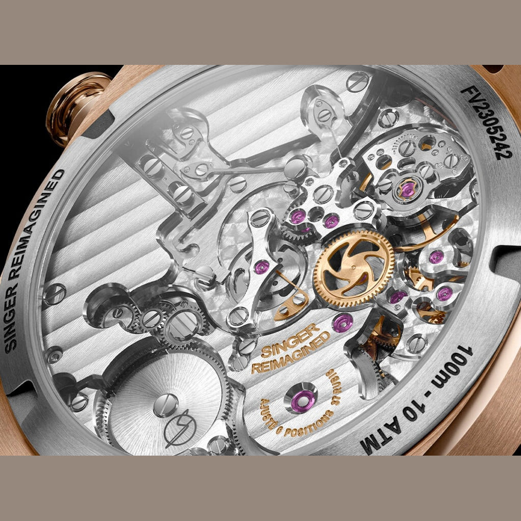 Singer Reimagined 1969 Bronze Timer SR303 - Exquisite Timepieces