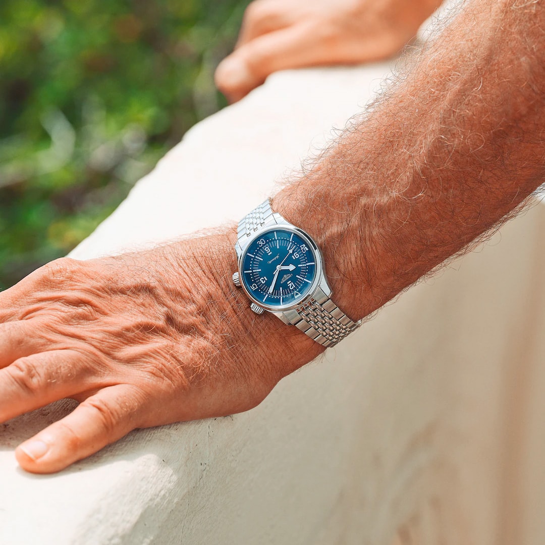 Longines L3.764.4.90.7 Legend Diver Blue Dial on Bracelet