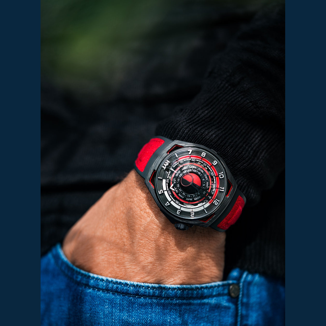 HYT H02757-A Moon Runner Red Magna Limited Edition