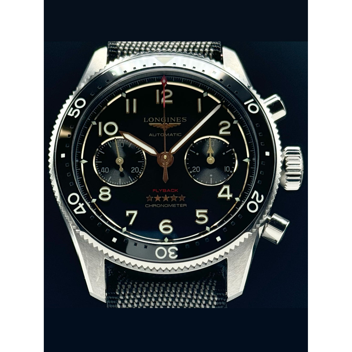 Longines L3.821.1.53.2 Spirit Chronograph