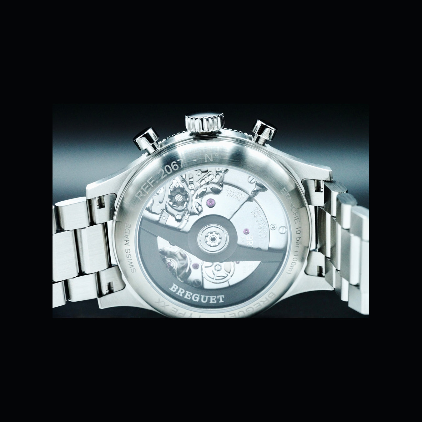 Breguet 2067ST/92/SW0 Type 20 Chronographe on Stainless Steel Bracelet