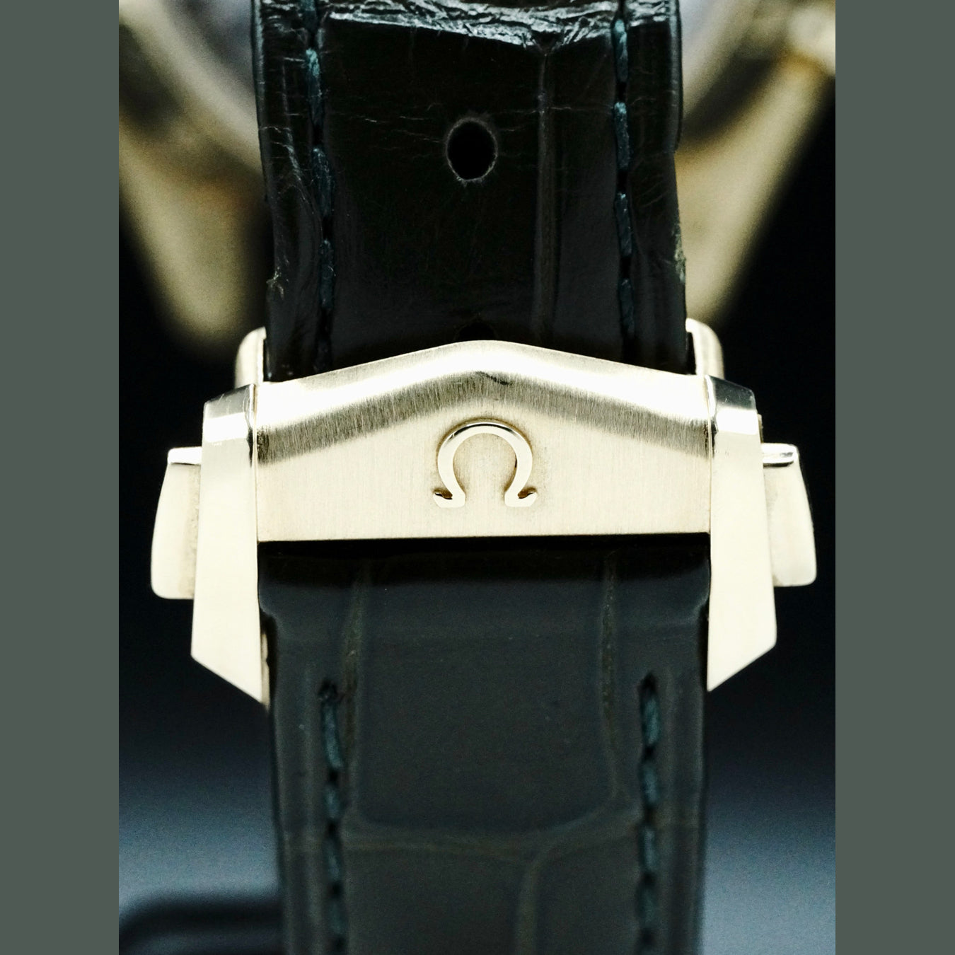 Omega 310.63.42.50.10.001 Speedmaster Moonwatch Professional Master Chronometer Moonshine Gold Green Dial on Strap