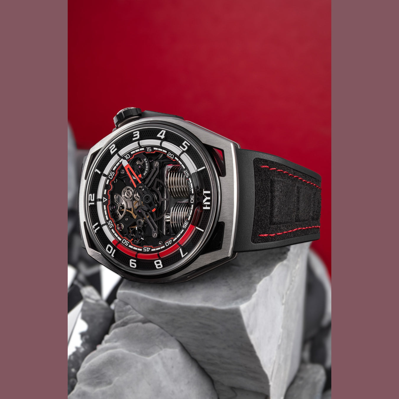 HYT H03061-A Hastroid Silver Red Limited Edition