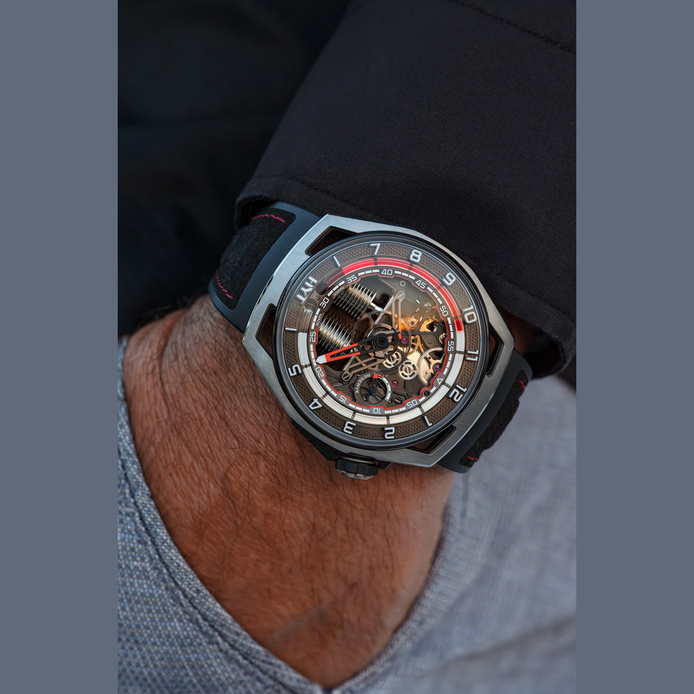 HYT H03061-A Hastroid Silver Red Limited Edition