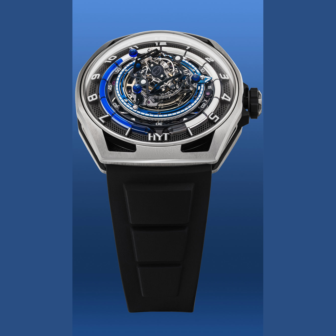 HYT H03068-A Conical Tourbillon Titanium Blue Limited Edition