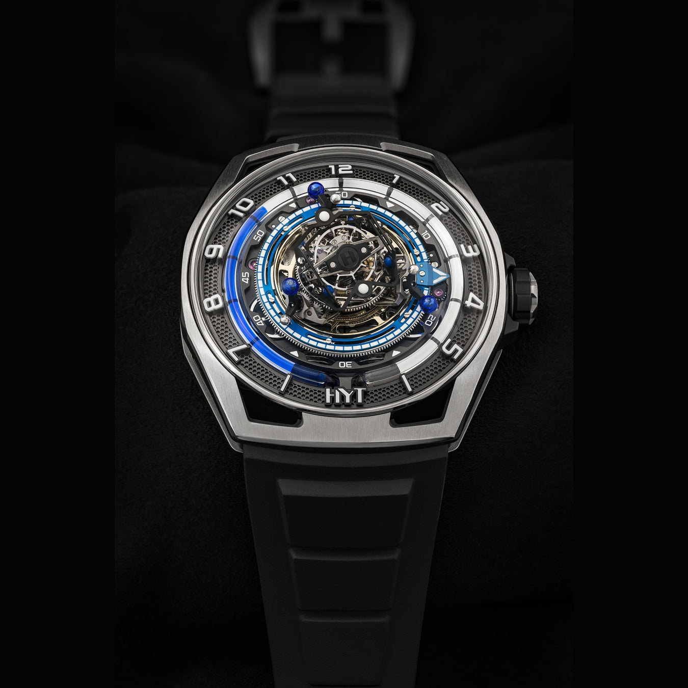 HYT H03068-A Conical Tourbillon Titanium Blue Limited Edition