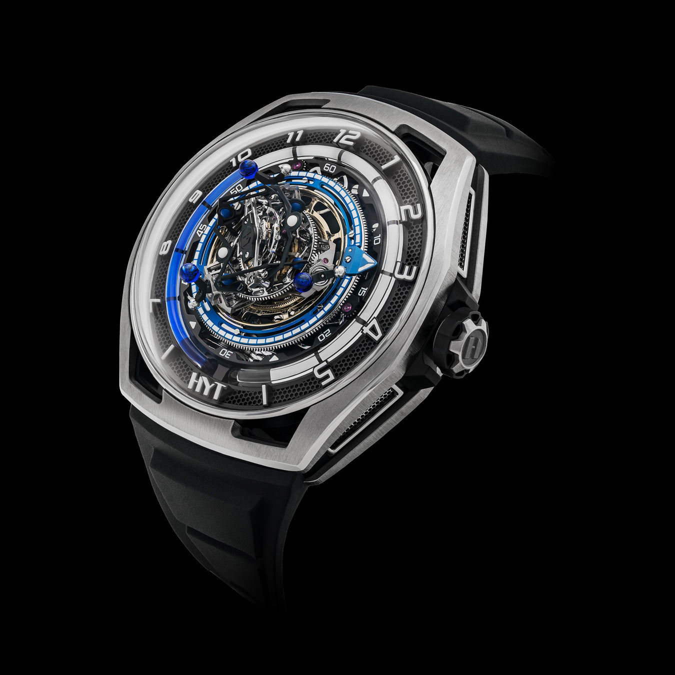 HYT H03068-A Conical Tourbillon Titanium Blue Limited Edition