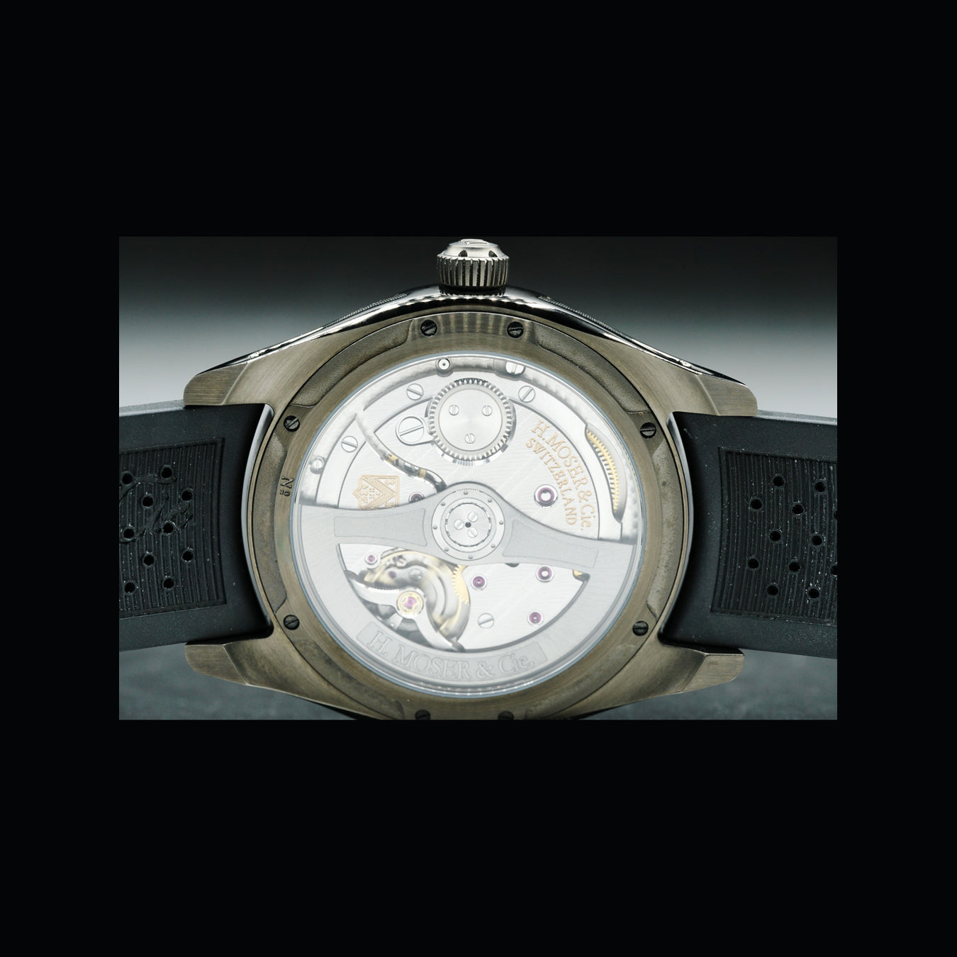H. Moser & Cie. 3200-1205 Pioneer Centre Seconds Funky Blue Black Edition