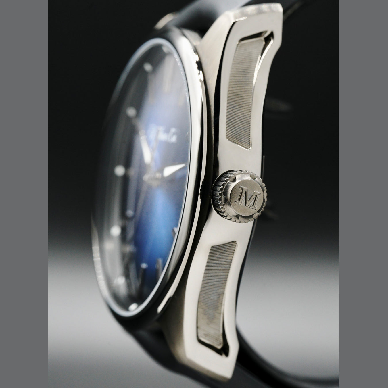 H. Moser & Cie. 3200-1205 Pioneer Centre Seconds Funky Blue Black Edition