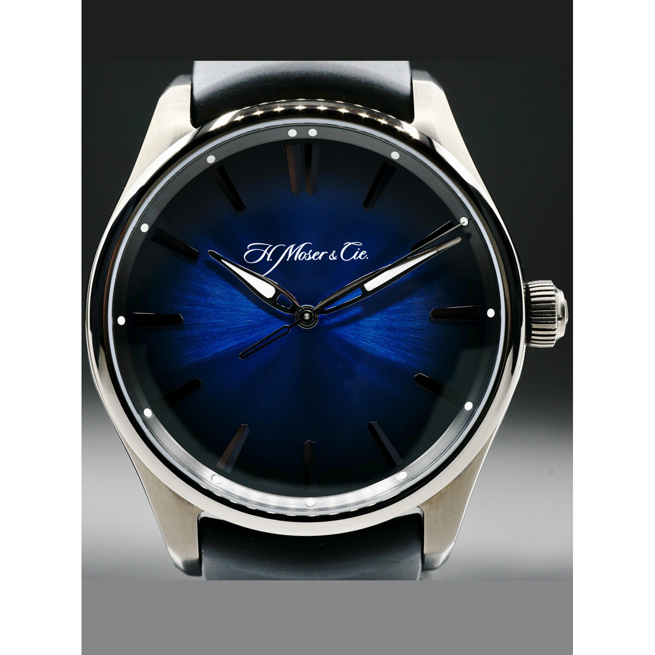 H. Moser & Cie. 3200-1205 Pioneer Centre Seconds Funky Blue Black Edition