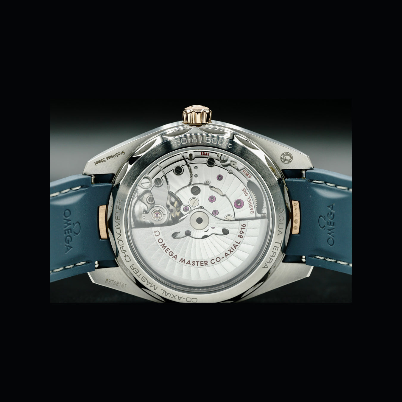 Omega Aqua Terra 150M Small Seconds Steel Gold Blue Dial 41mm 220.22.41.21.03.001