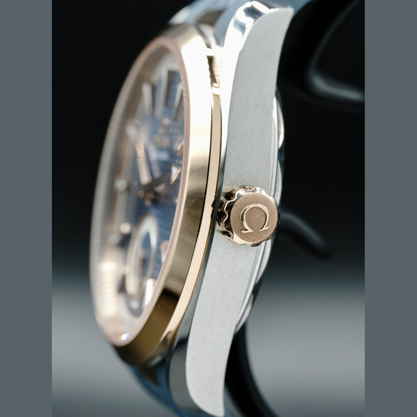 Omega Aqua Terra 150M Small Seconds Steel Gold Blue Dial 41mm 220.22.41.21.03.001