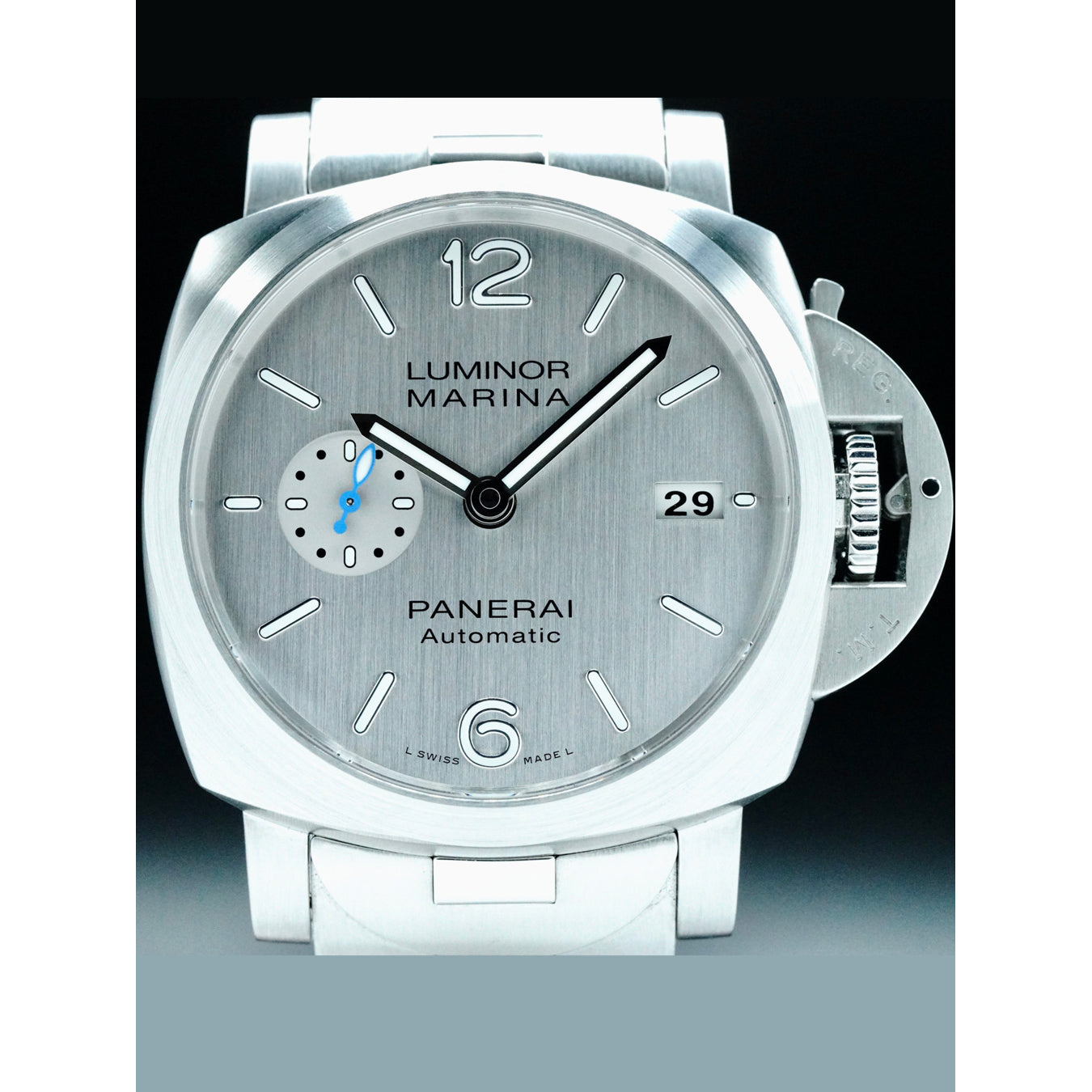 Panerai PAM00977 Luminor 1950 Automatic Silver Dial Men's 42 mm