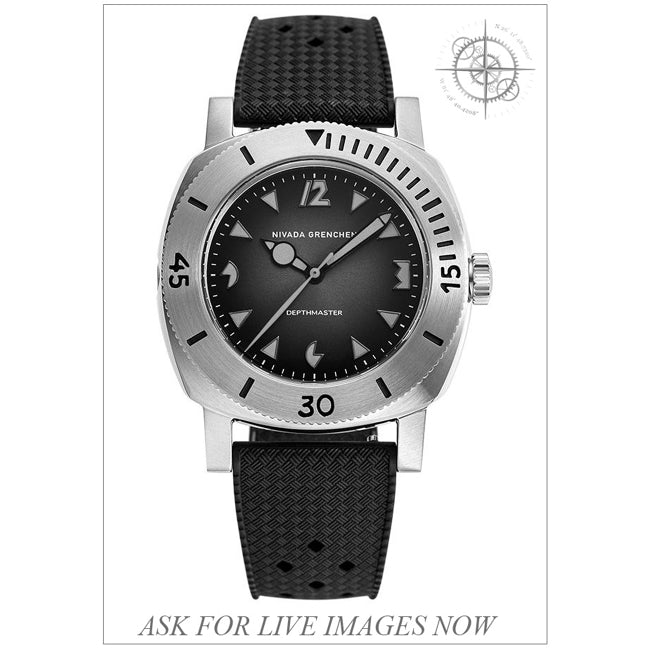 Nivada Grenchen 14128A01 NG x Exquisite Depthmaster on Rubber Strap