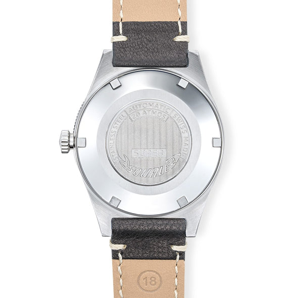 Squale SUPERSSABK.PN Super-Squale Big Arrows Black Dial on Strap