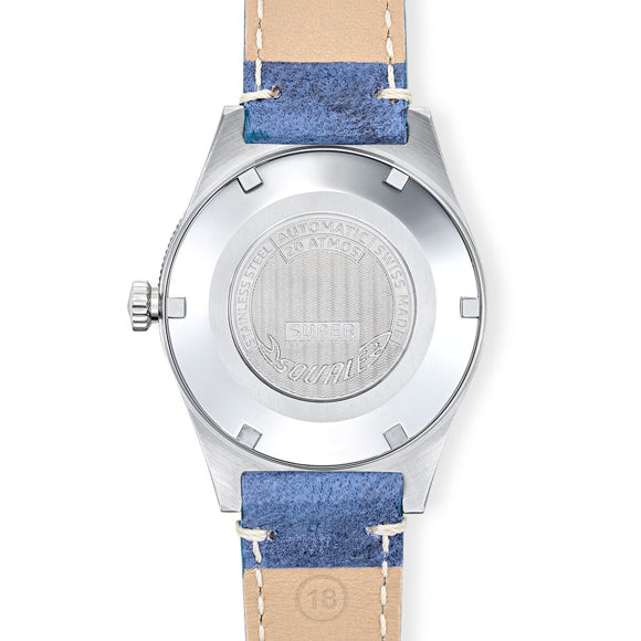 Squale SUPERSSABL.PBL Super-Squale Big Arrows Blue Dial on Strap