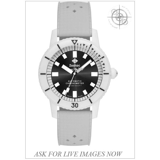 Zodiac ZO9590 Super Sea Wolf Ceramic Edition Blue and White