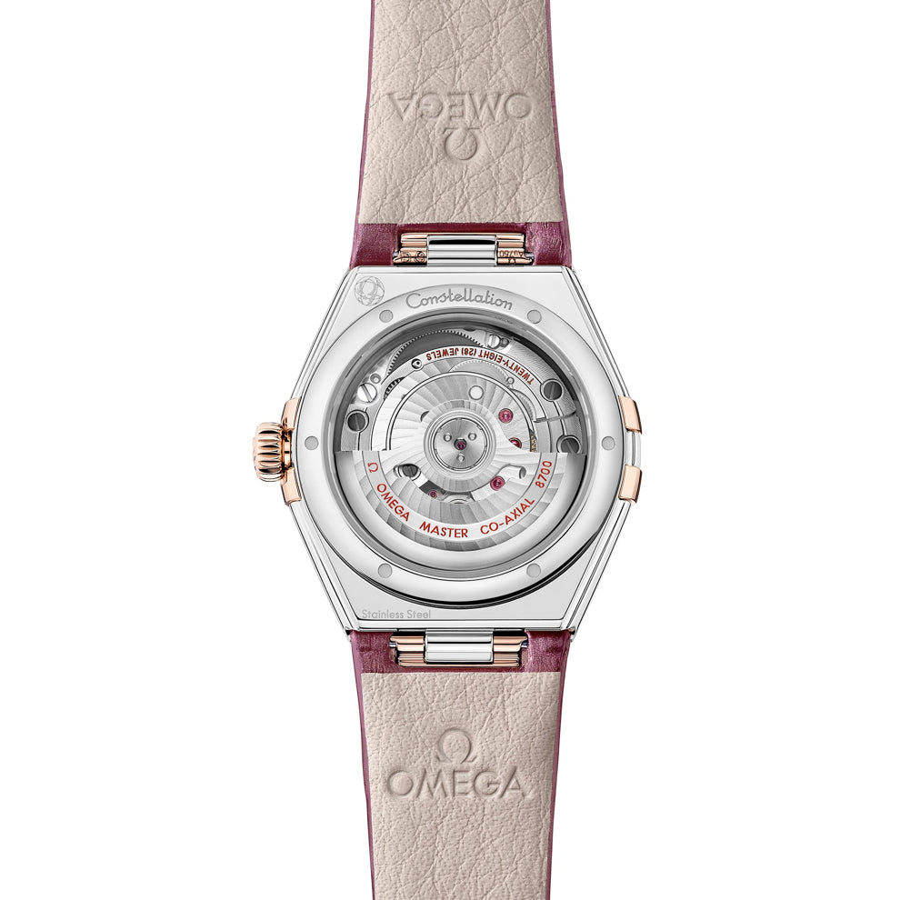 Omega 131.28.29.20.52.001 Constellation Silver Dial Steel Gold and Diamonds 29mm