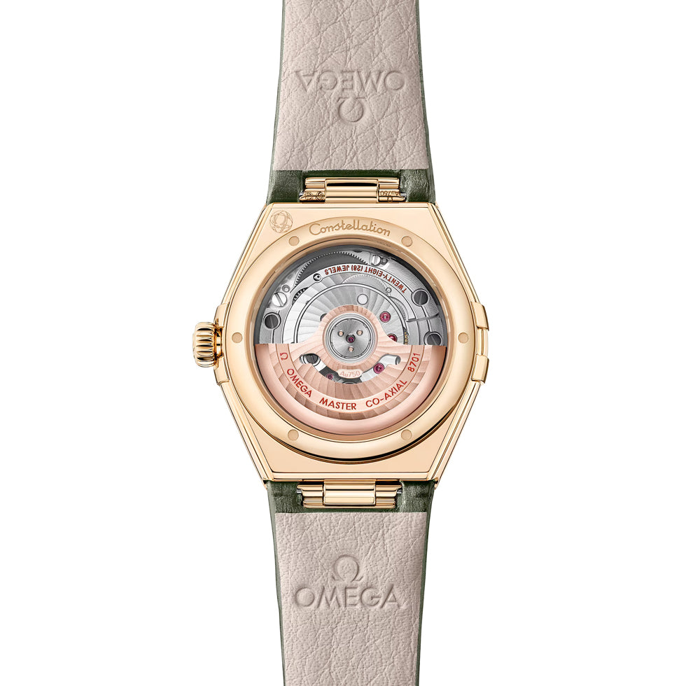 Omega 131.58.29.20.55.003 Constellation White Dial Gold and Diamonds 29mm
