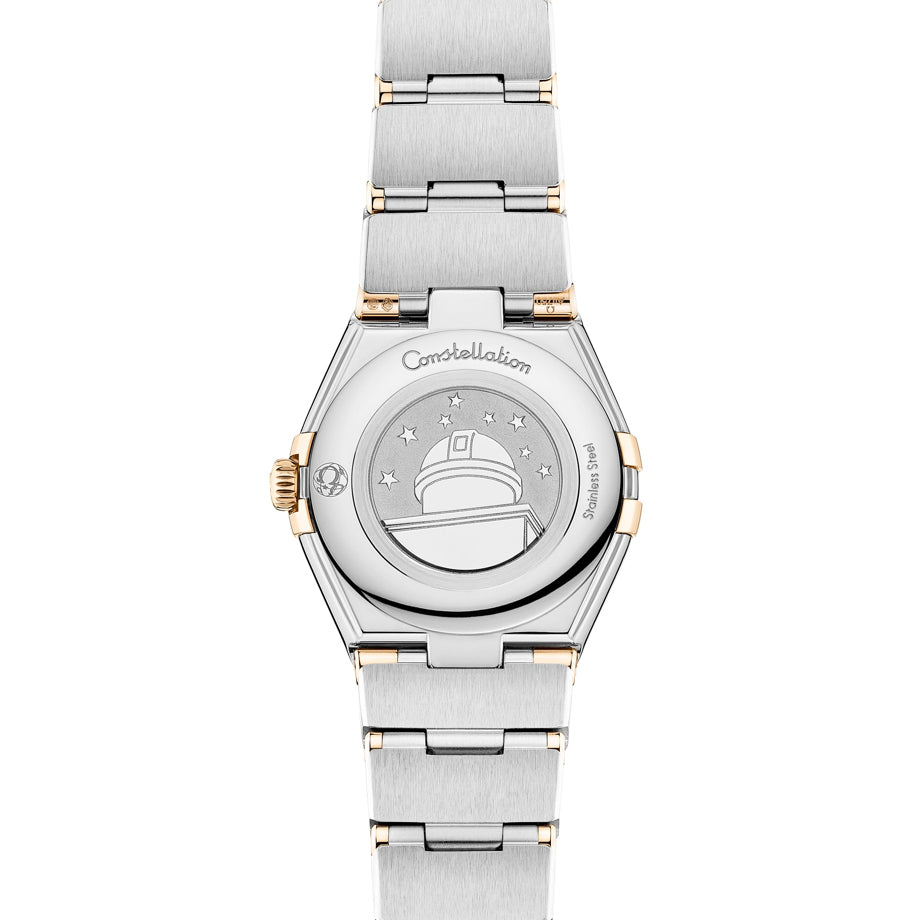 Omega Constellation 131.25.25.60.60.001 Pine Green Dial Steel Gold and Diamonds 25mm