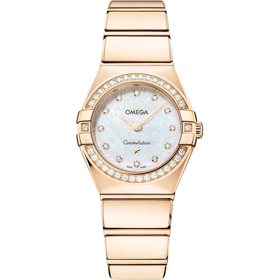 Omega Constellation 131.55.25.60.55.003 White Dial Gold and Diamonds 25mm