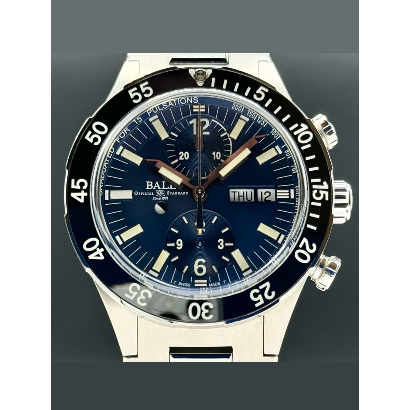 Ball DC3030C-S-BE Roadmaster Rescue Chronograph 41mm
