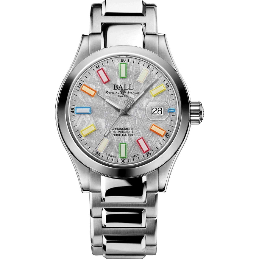 Ball NM9026C-S46C-MSLR Engineer III Marvelight Chronometer Meteorite Dial Rainbow Tubes