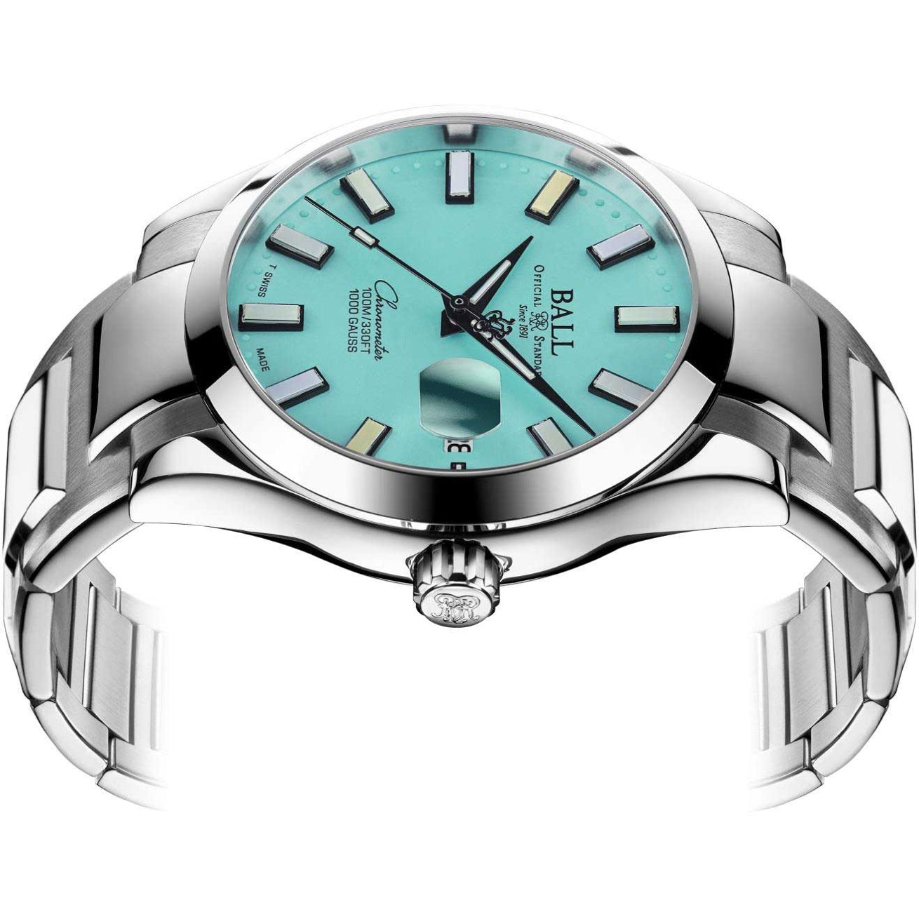 Ball NM9026C-S44C-TQR Engineer III Marvelight Chronometer Turquoise Dial Rainbow Tubes
