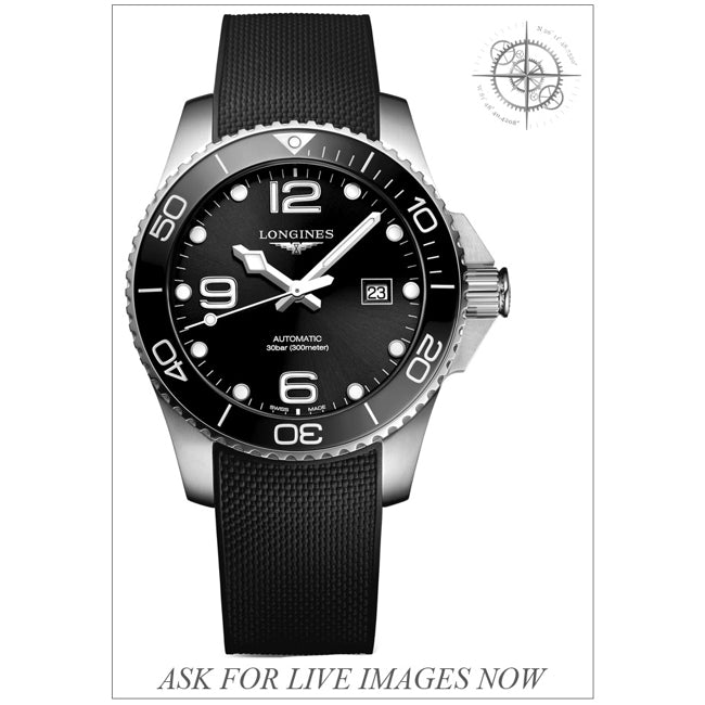 Longines L3.782.4.56.9 HydroConquest Automatic Black 43mm