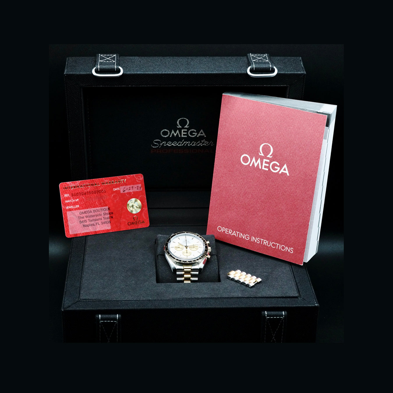 Omega 310.20.42.50.02.001 Two Tone Moonshine Gold Speedmaster