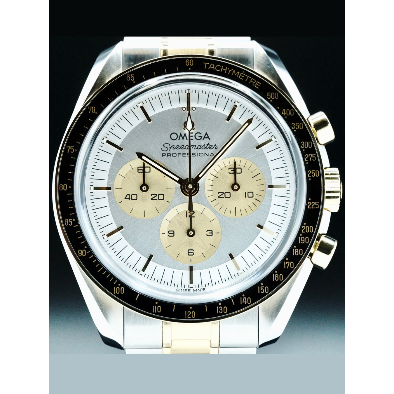 Omega 310.20.42.50.02.001 Two Tone Moonshine Gold Speedmaster