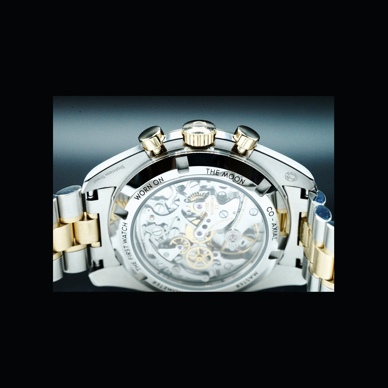 Omega 310.20.42.50.02.001 Two Tone Moonshine Gold Speedmaster
