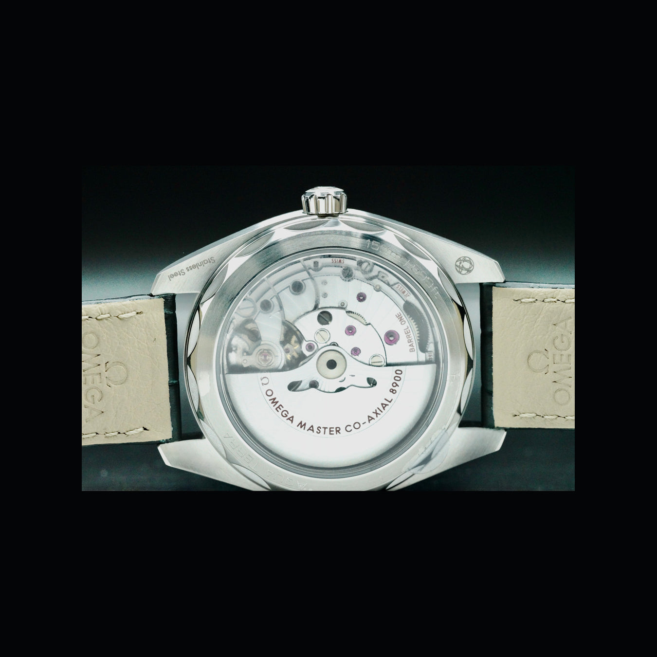 Omega 220.13.41.21.10.001 Aqua Terra 150M Green Dial on Strap