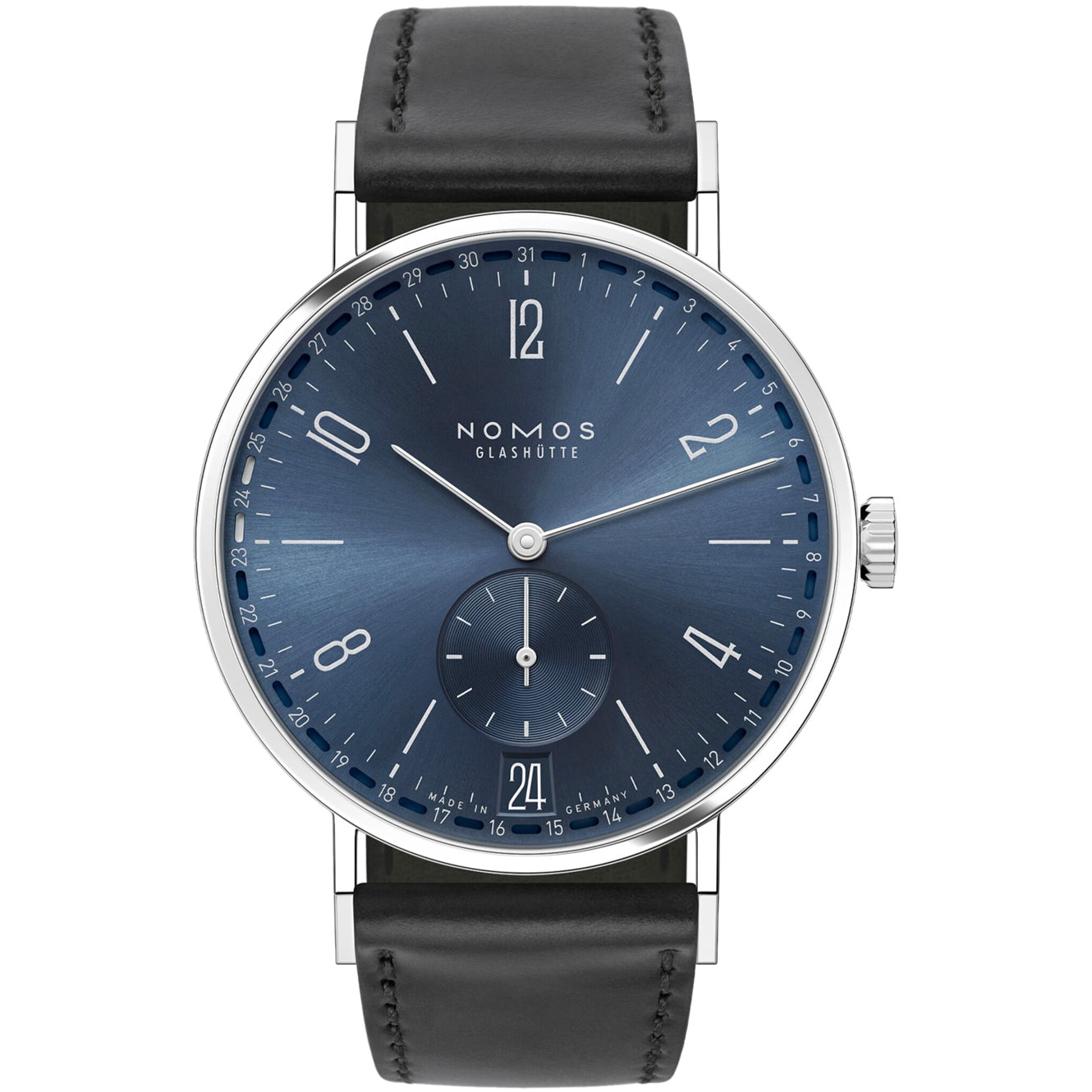NOMOS Glashütte Tangente 2date blue